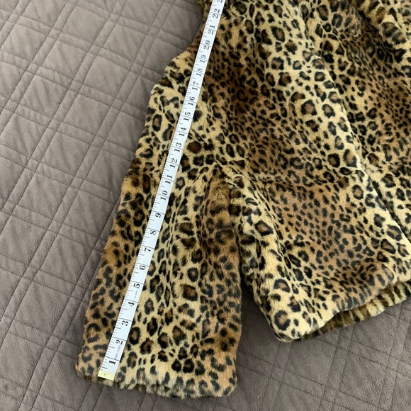 Luii Leopard Faux Fur Jacket size Large - Picture 17 of 17